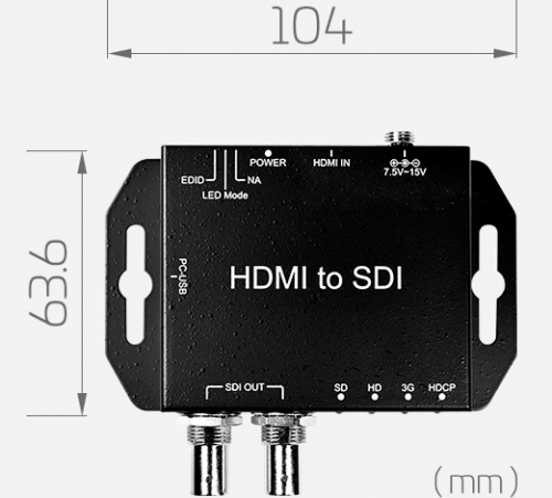 Конвертер HDMI в SDI Yuan